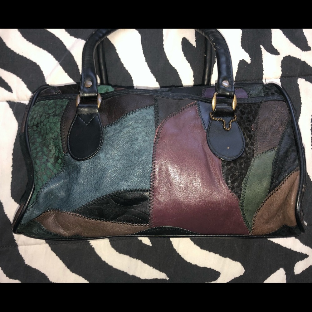 VINTAGE Patchwork Leather Purse - Picture 4 of 11